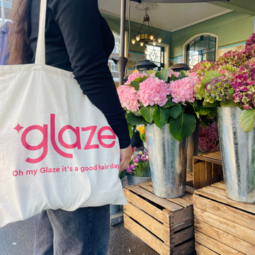 glaze tote bag (42cm x 37cm)